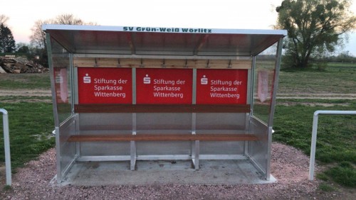 Danke Sitftung der Sparkasse Wittenberg - neue Kabinen!