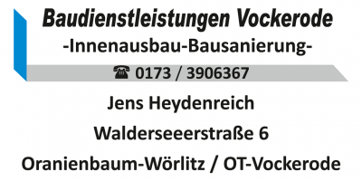 Baudienstleistungen Vockerode Jens Heydenreich